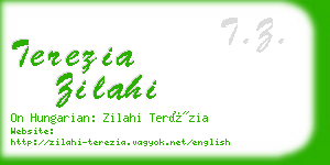 terezia zilahi business card